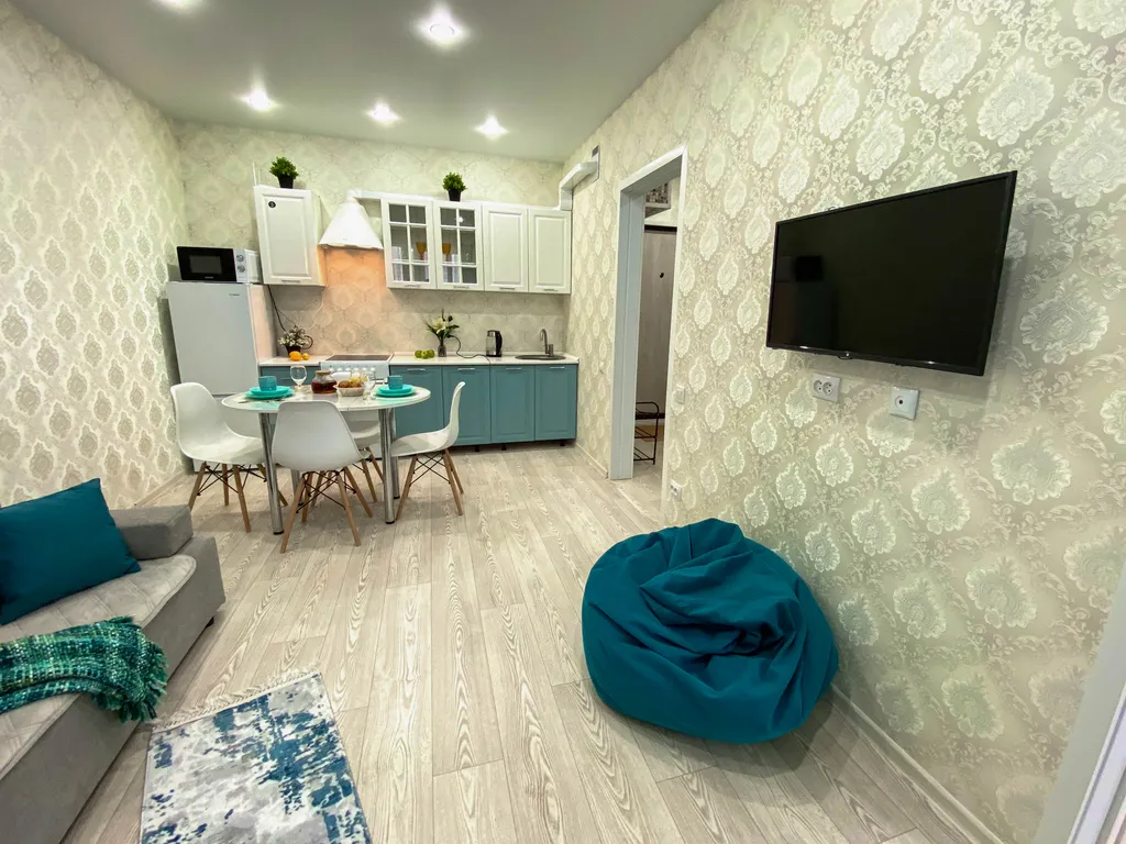 Светлая квартира у аквапарка Улёт