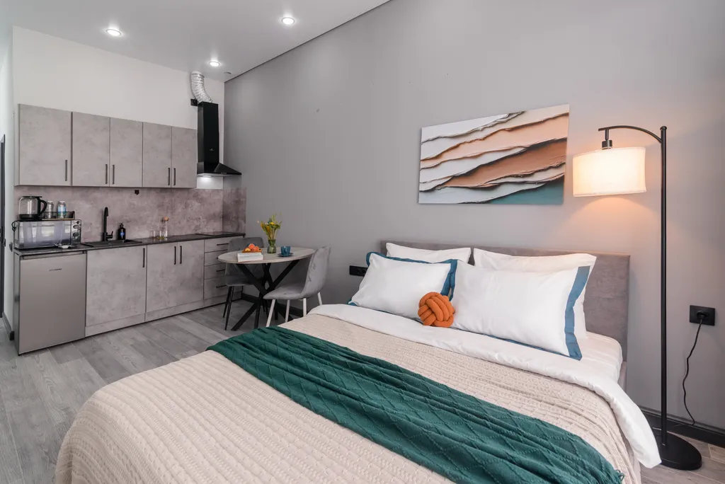 Квартира Квартира Студия 1 VV Apart у станции метро Шелепиха — Москва