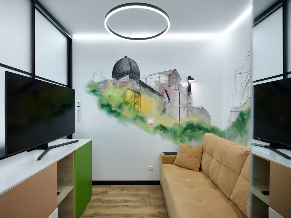 Двухкомнатная квартира на берегу моря