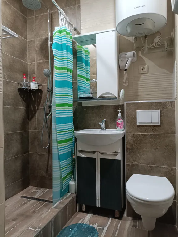 Студия под ключ в центре, 200 м от пляжа Морская Звезда