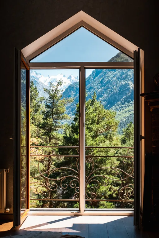 Тепло камина и холод вершин — квартира в ЖК Горная Сказка