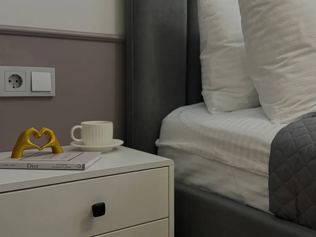 Апартаменты с камином и большой ванной