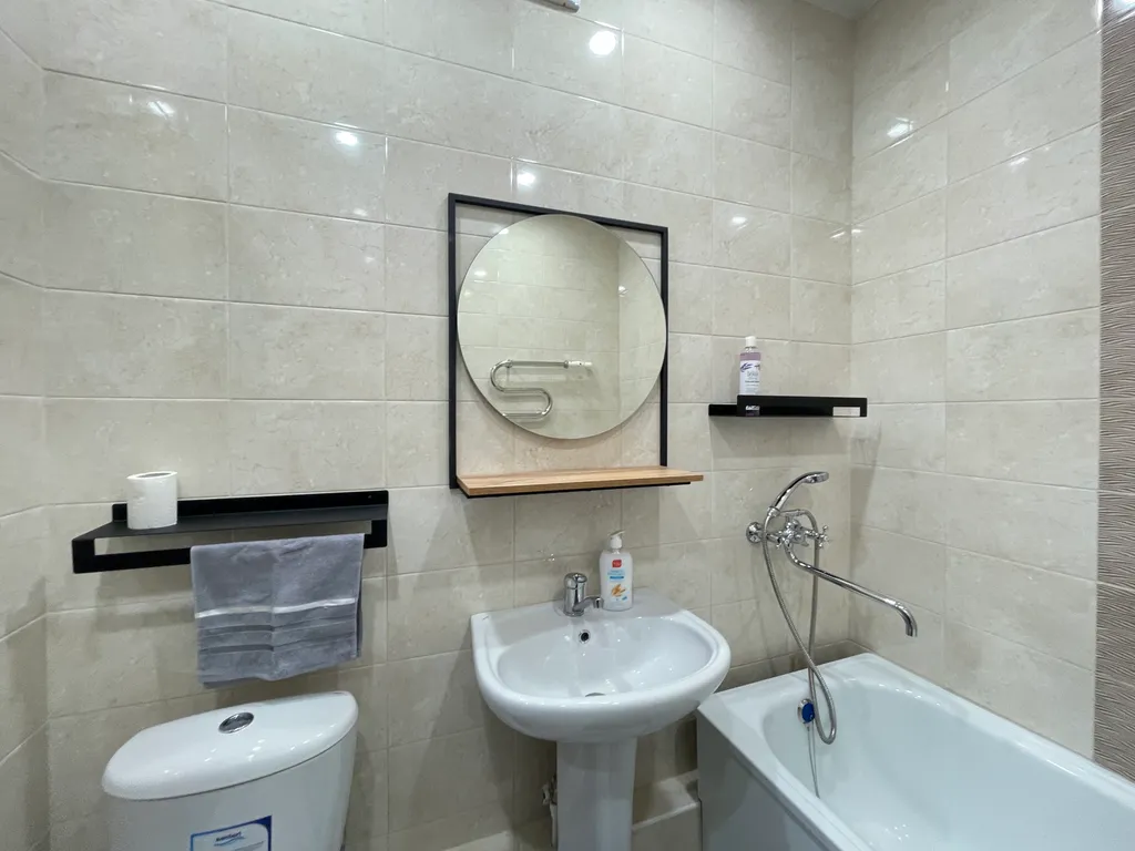 Панорамная квартира на верхнем этаже с видом на город