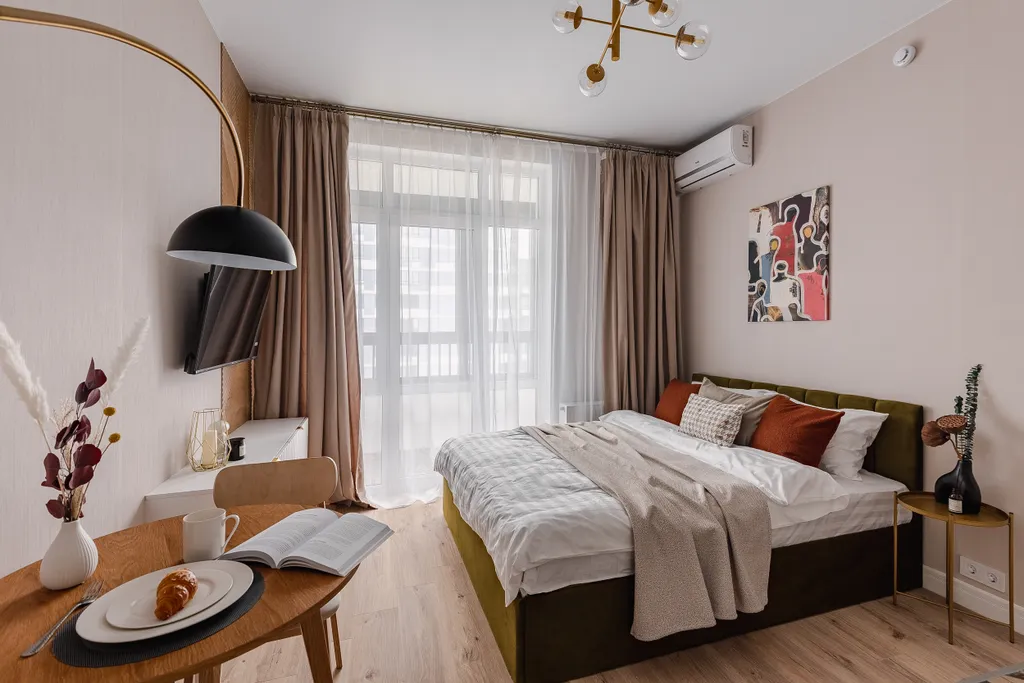 Квартира Новая и современная студия рядом с метро — аренда посуточно в Коммунарка