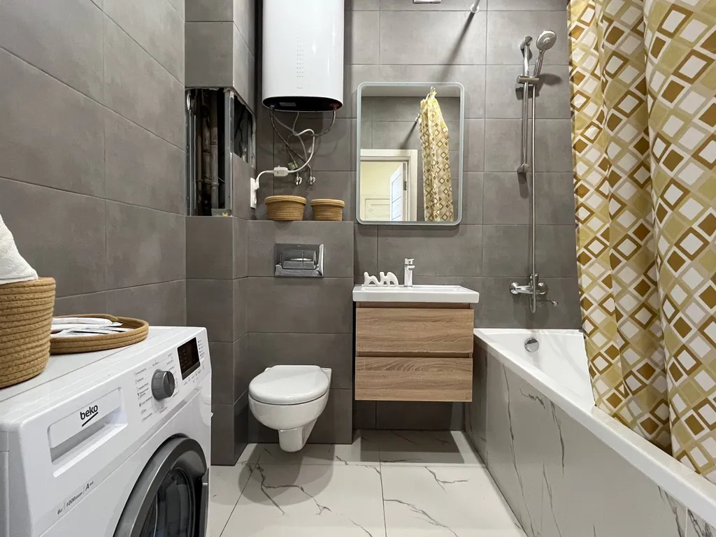 Уютная квартира с водонагревателем