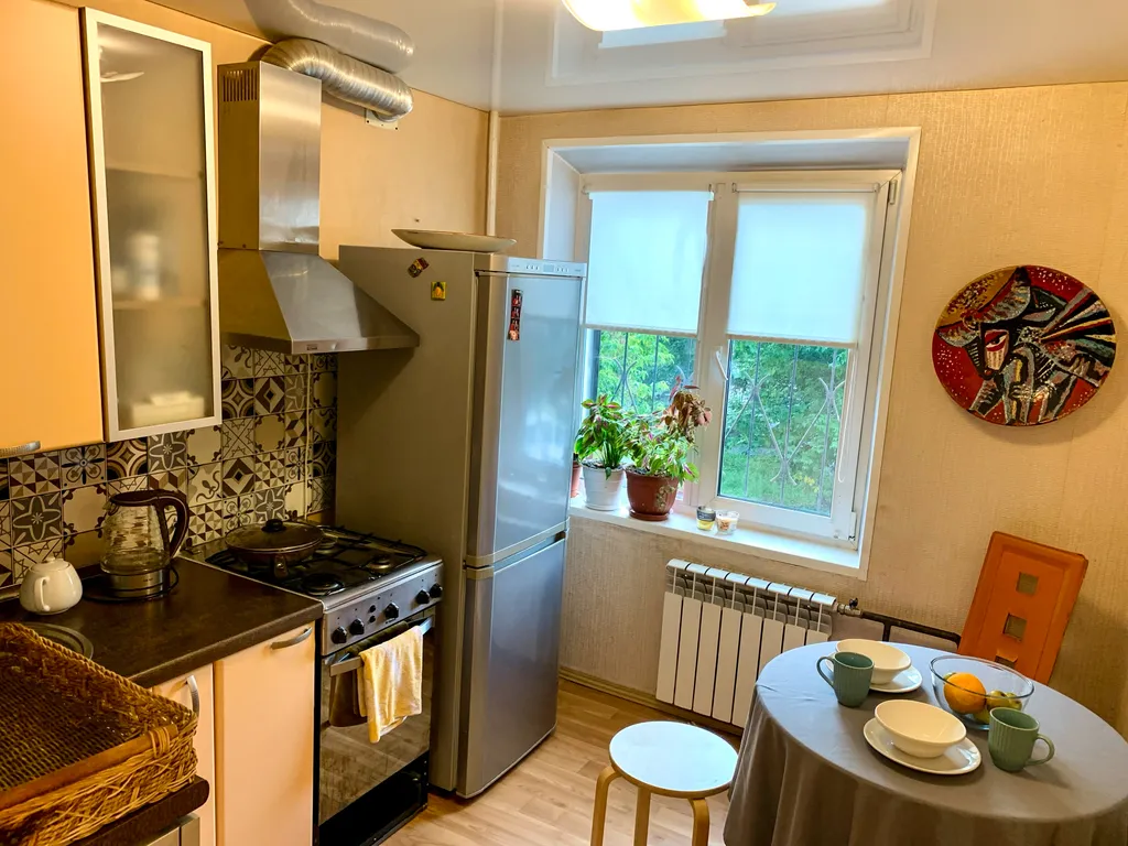 Уютная квартира с двухспальной кроватью