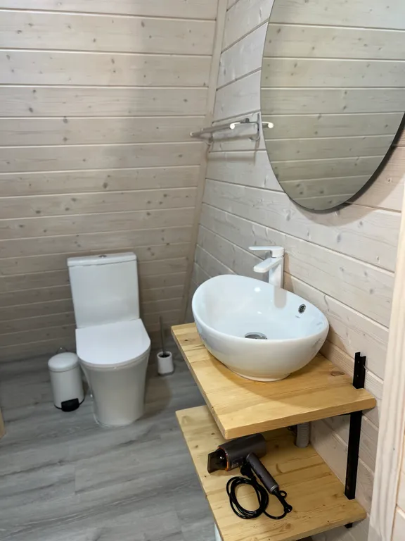 Spa-отдых в гостевом доме в стиле A-frame с отдельным двориком