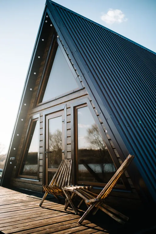 Уютный домик в стиле афрейм