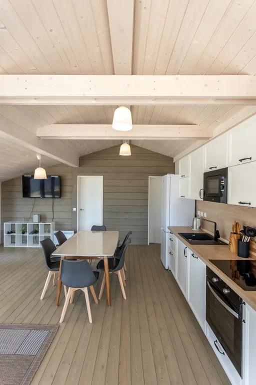 Дом стандарт c баней-бочкой