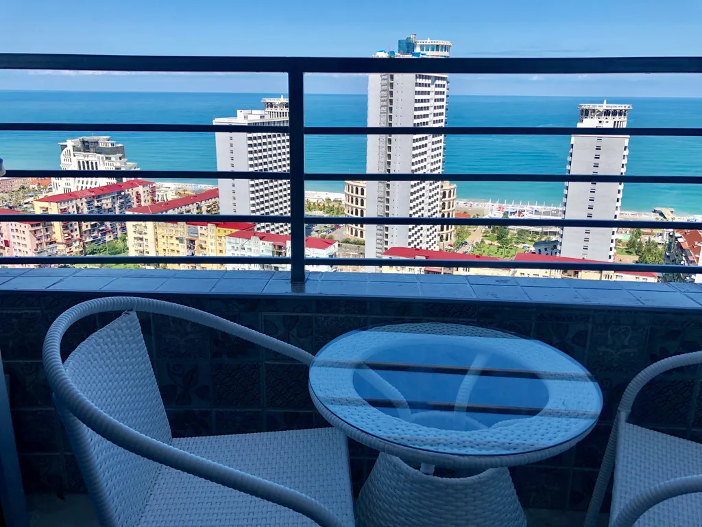 Квартира-студия у моря для наслаждения видом и комфортом