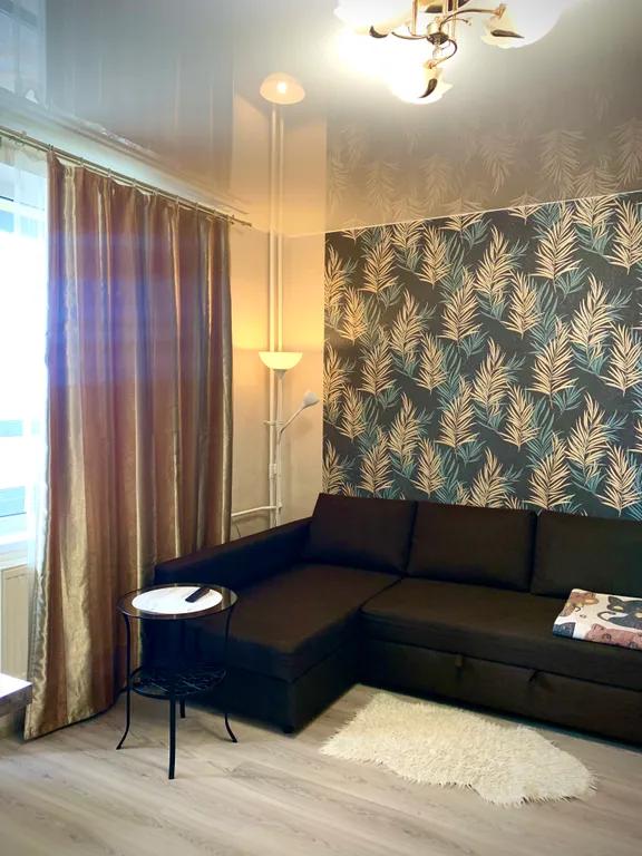 Квартира Студия в доме у метро — аренда посуточно в Мурино