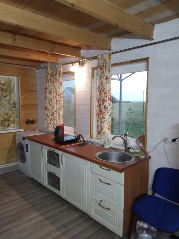 Дом с баней на дровах и видом на реку