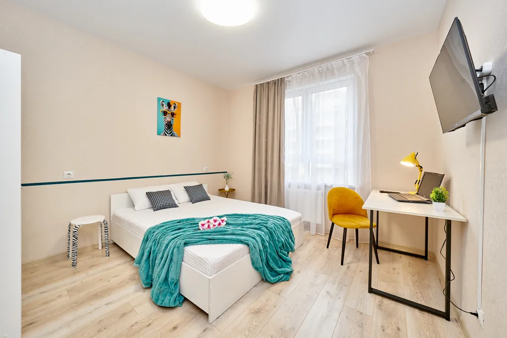 Комфортная 2-комнатная квартира новом ЖК в Индустриальном районе — аренда посуточно в Пермь