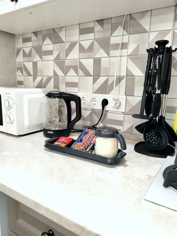 Стильная квартира с дизайнерским ремонтом курортный стиль в центре