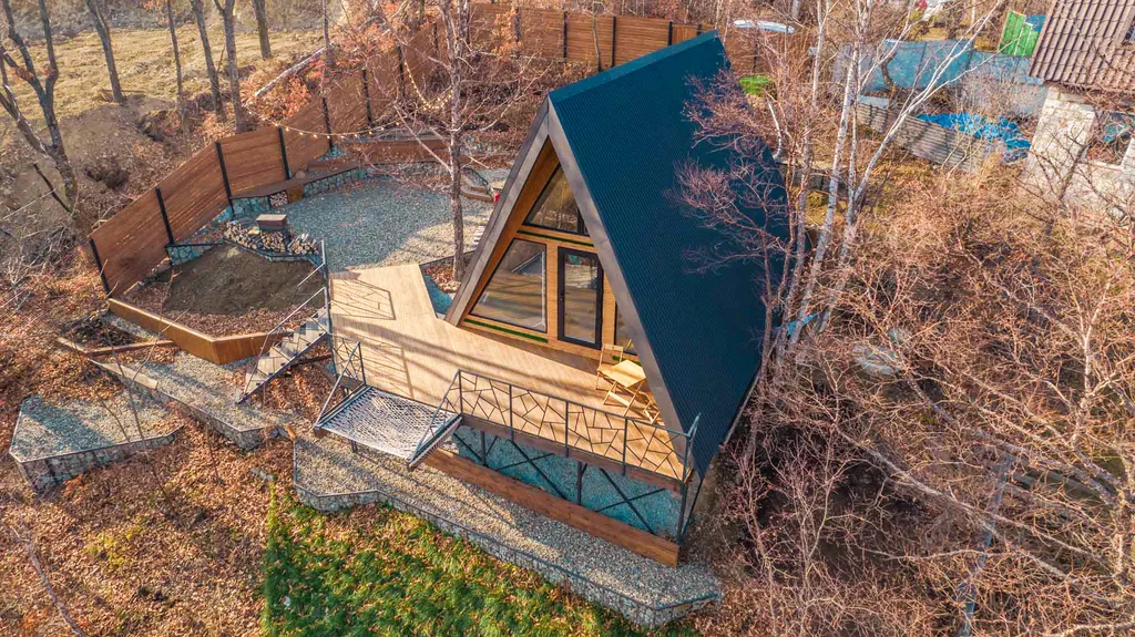 Уютный дом A-frame