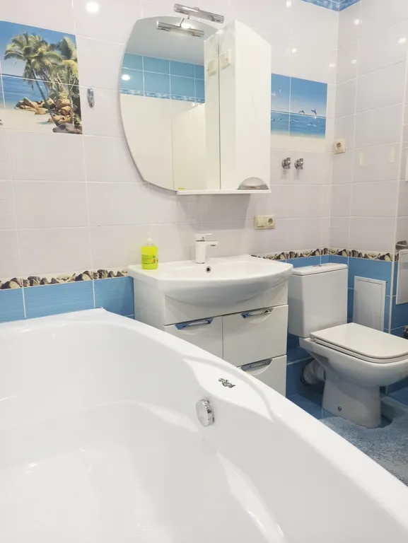 Шикарная 1-комнатная квартира с джакузи и гардеробной