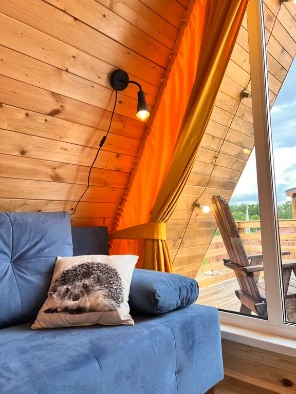 Коттедж Современный дом в стиле A-frame — Иннолово