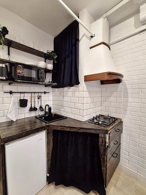 Студия с кухонной зоной. Кофемашина, wi-fi, бесконтактное заселение