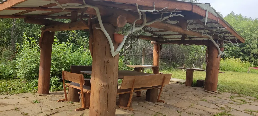 Уютный дом в лесу