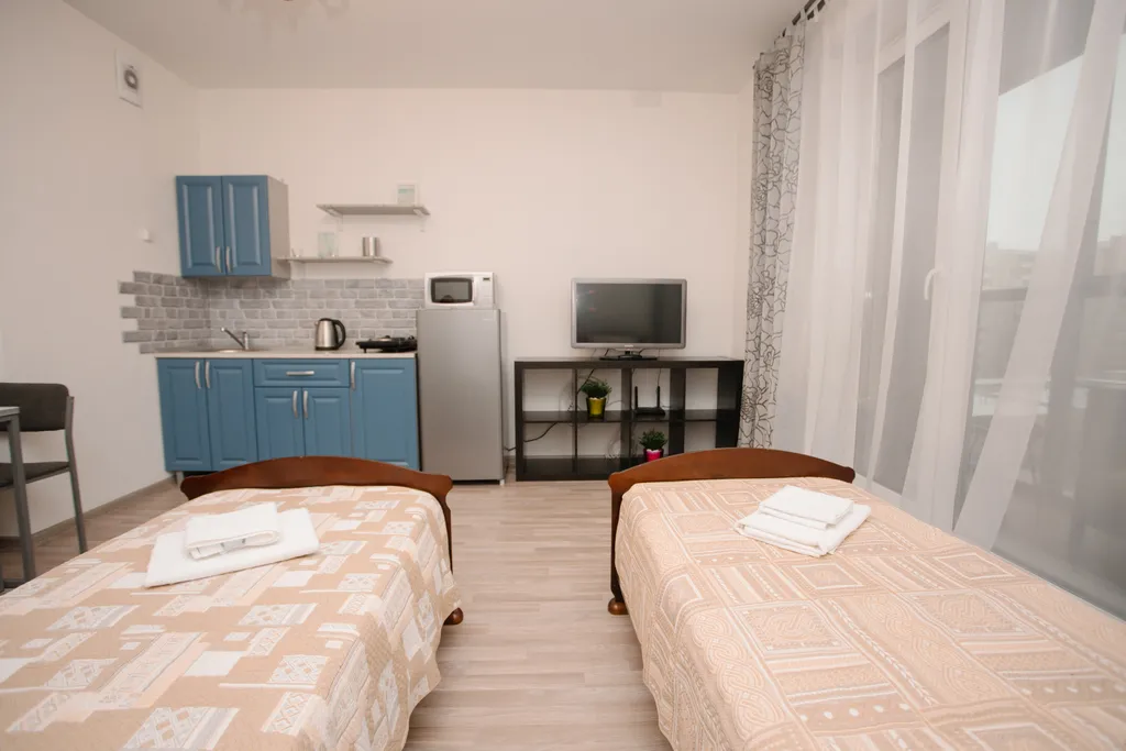 Квартира Квартира City-студия Evopark в тихом центре Челябинска — Челябинск