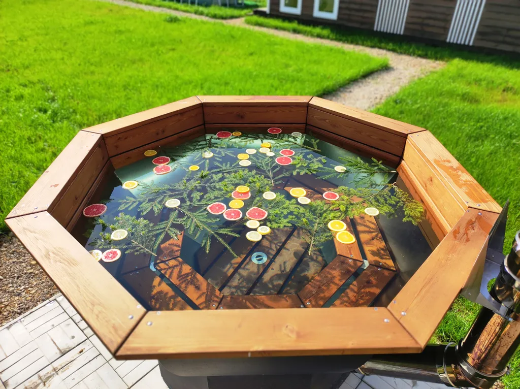 Уютный дом с баней и чаном