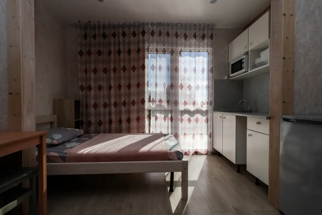 Апартаменты Эра в Джубге, теплые бассейны и кухня в каждом номере