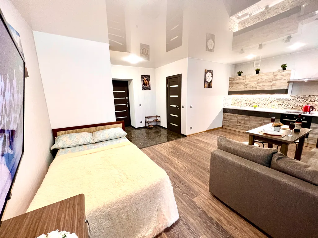 Квартира Квартира Уютная студия в ЖК Изумрудный — Самара