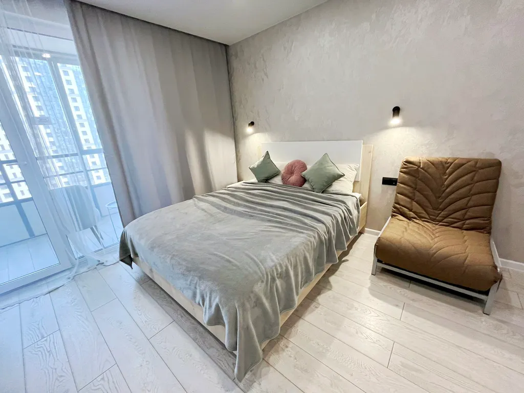 Квартира Квартира Уютная студия для вашего отдыха с парковочным местом — Шушары