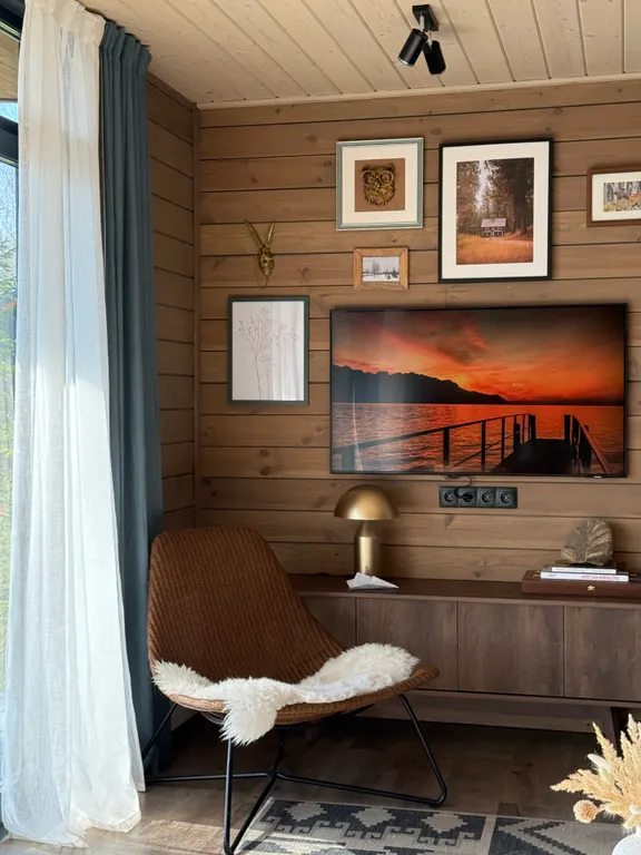 Скандинавский дом на лесном участке