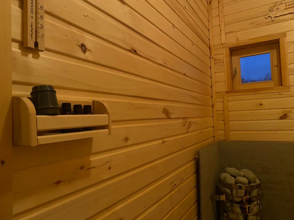 Дом 60m2 — чан под открытым небом, кухня, Wi-Fi