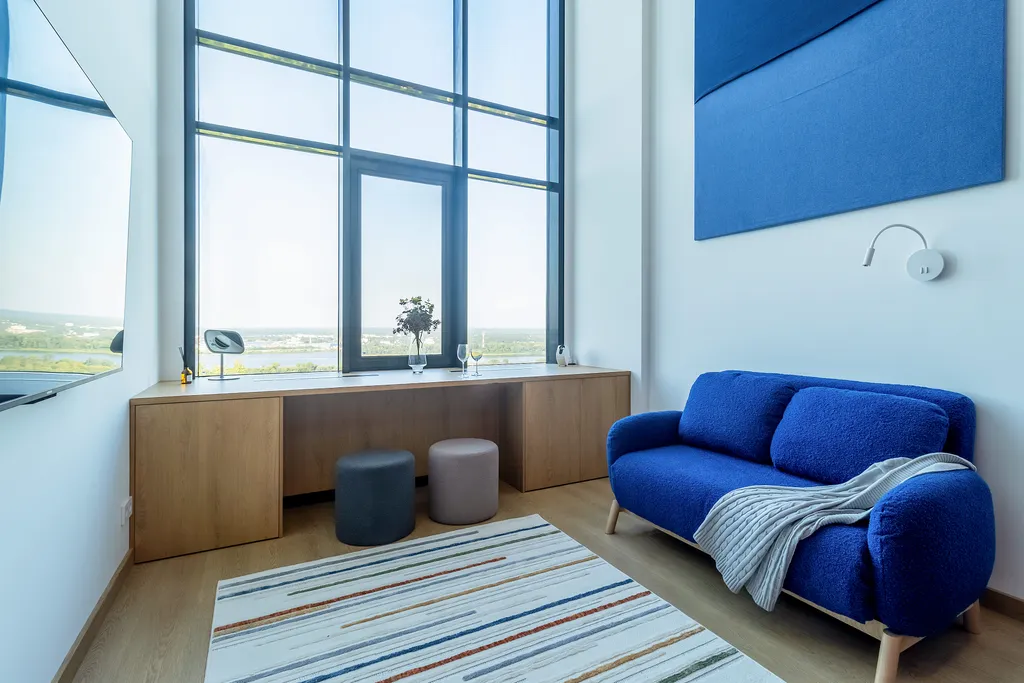 Квартира Двухуровневые апартаменты с видом на Волгу — аренда посуточно в Нижний Новгород