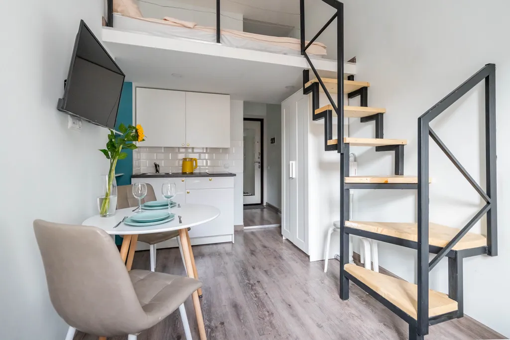 Квартира Квартира Бирюзовый лофт/Cтудия в центре — Санкт-Петербург