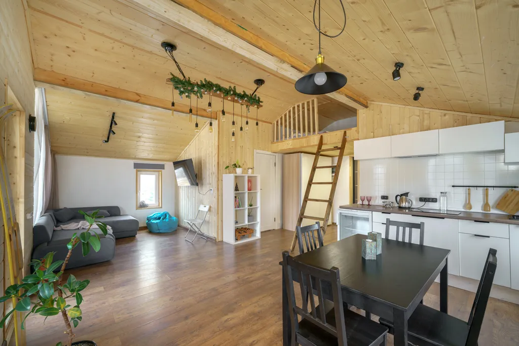 Новый гостевой дом на озере, Загорье дача