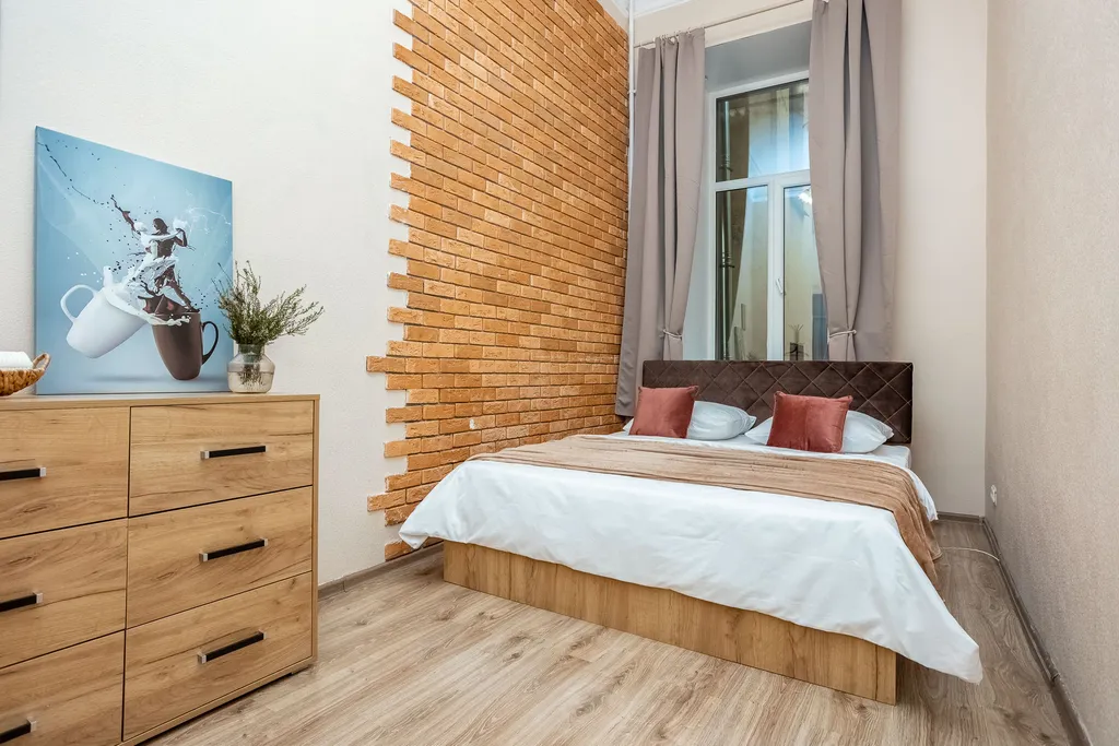 Комната для двоих в стиле лофт