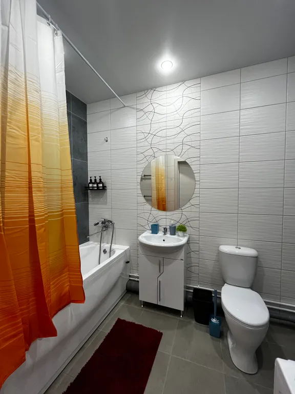 Уютная студия на 15 этаже с видом на город