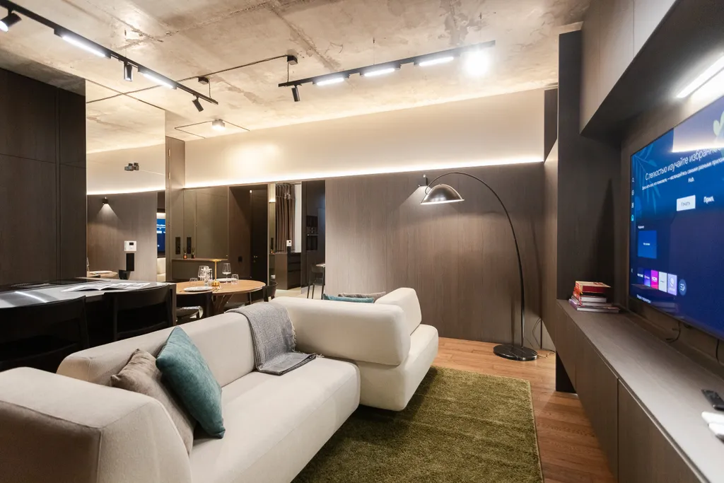 Квартира на первой береговой линии с видом на море в стиле лофт