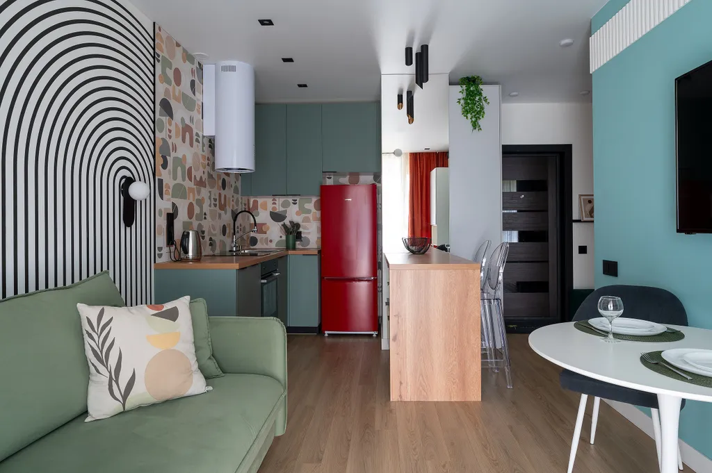 Квартира Дизайнерская квартира Real Apartments с одной спальней — Сочи
