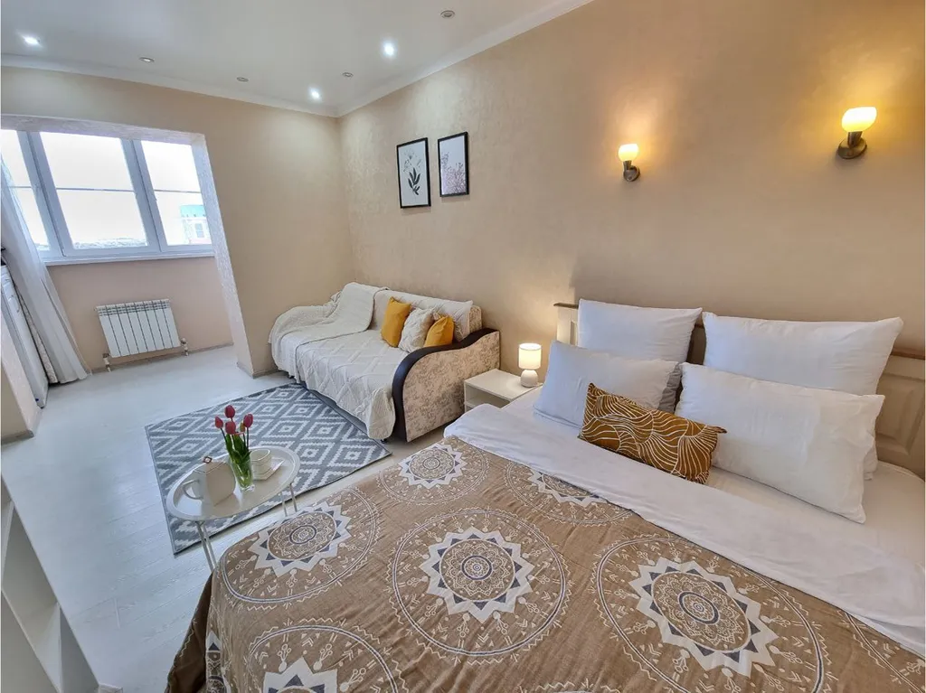 Просторная студия со всеми удобствами