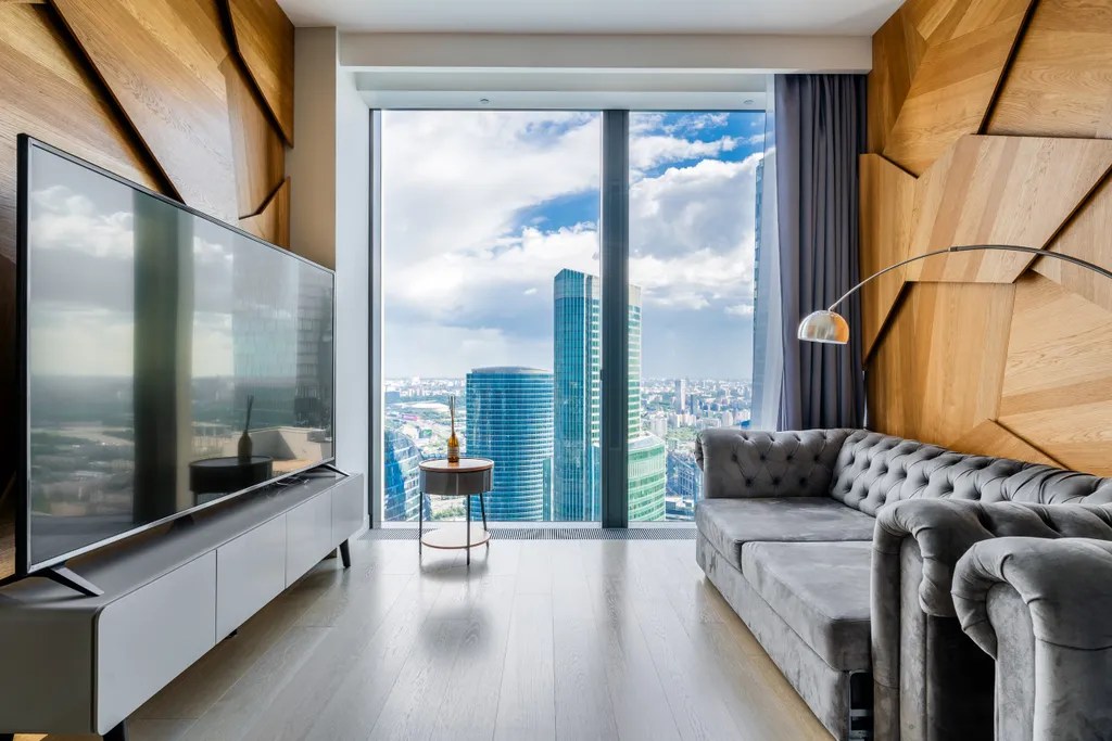 Апартамент на 63 этаже с видом на башни