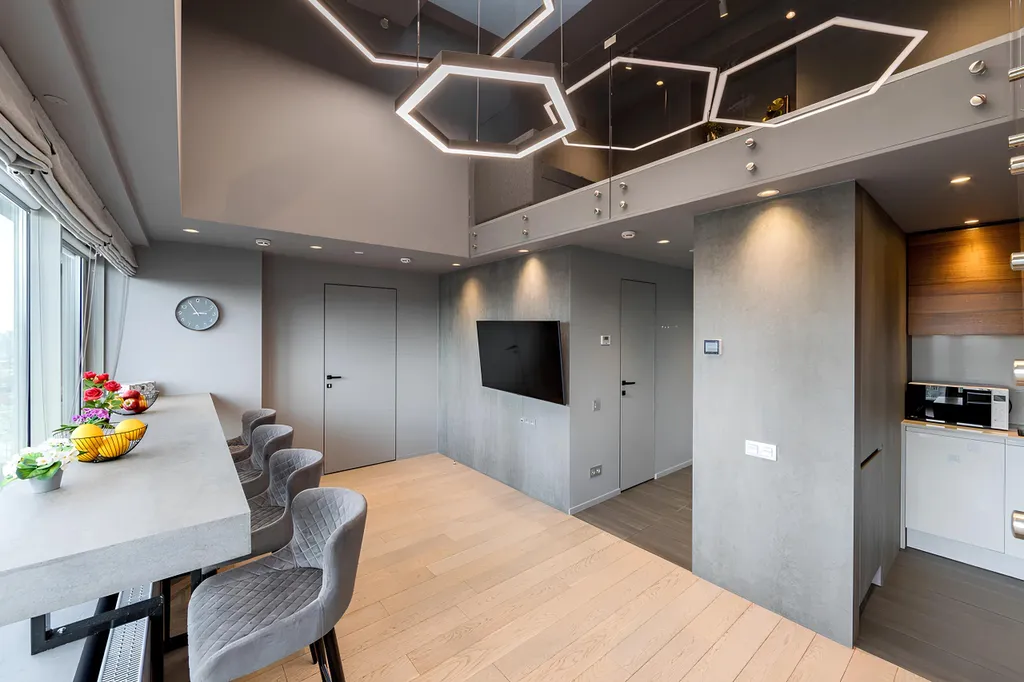 2-х комнатный 2-х уровневый премиум апартамент