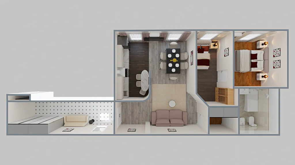 Квартира Квартира Комфорт у Кремля и Красной Площади — Москва