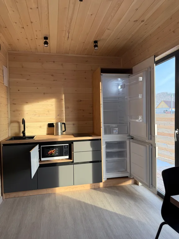 Панорамный дом с видом на реку