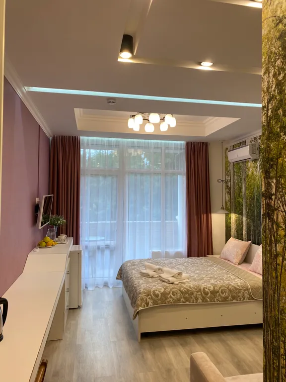 Квартира Квартира Семейный номер Лес с балконом и видом на парк — Сириус