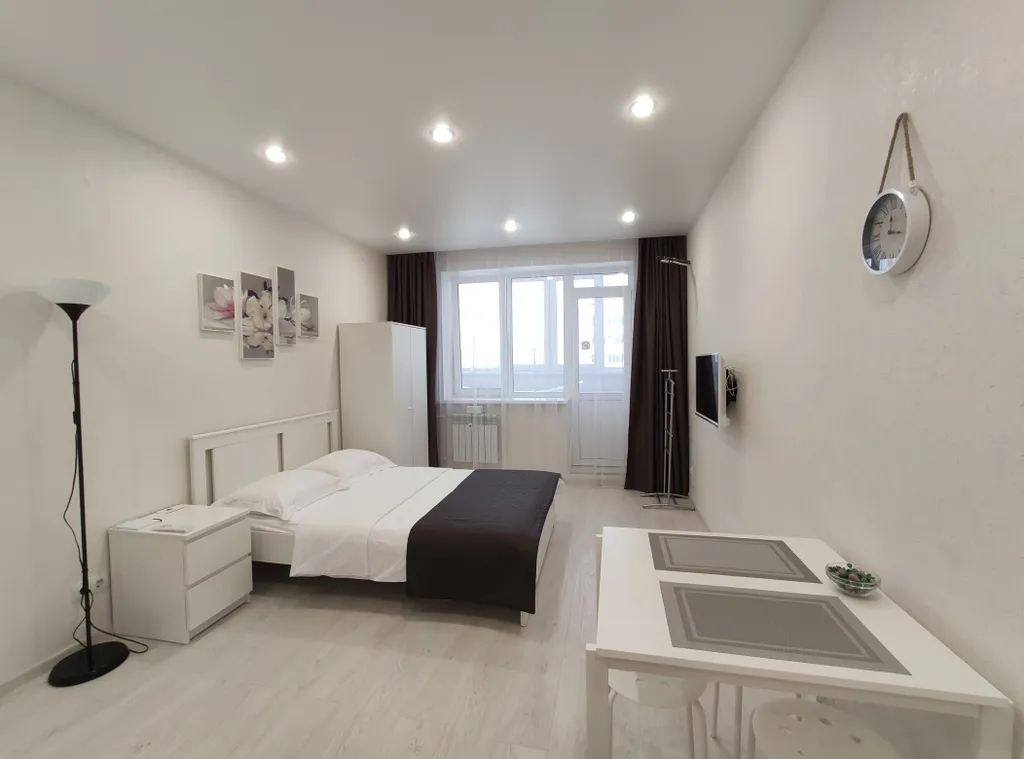 Квартира Уютная светлая студия в микрорайоне Спутник — аренда посуточно в Засечное