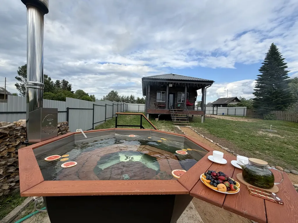 Дом 55m2 — чан, кухня, Wi-Fi
