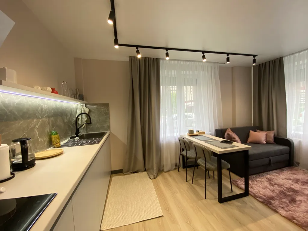 Уютная студия в кирпичном доме