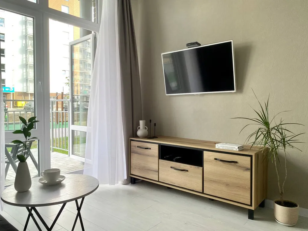 Евродвушка со своей террасой и высокими потолками