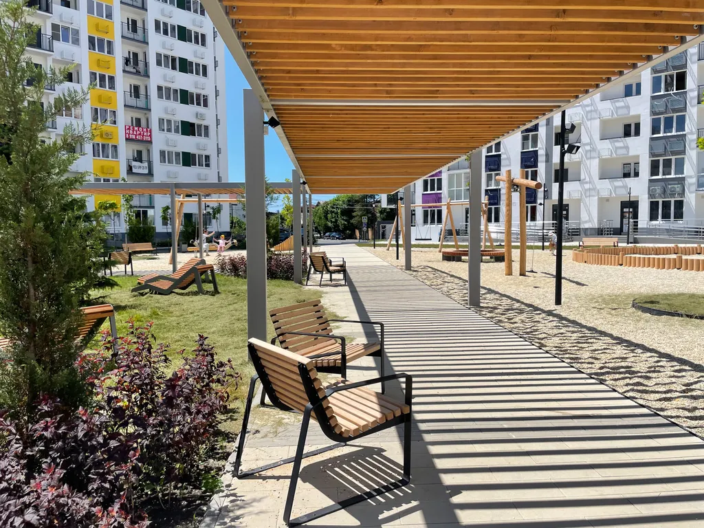 Квартира морент с яркими акцентами в ЖК Фрукты