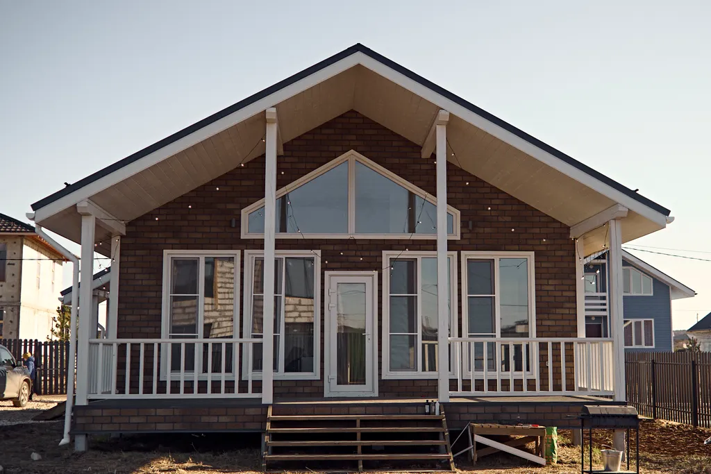 Домик для загородного отдыха с сауной