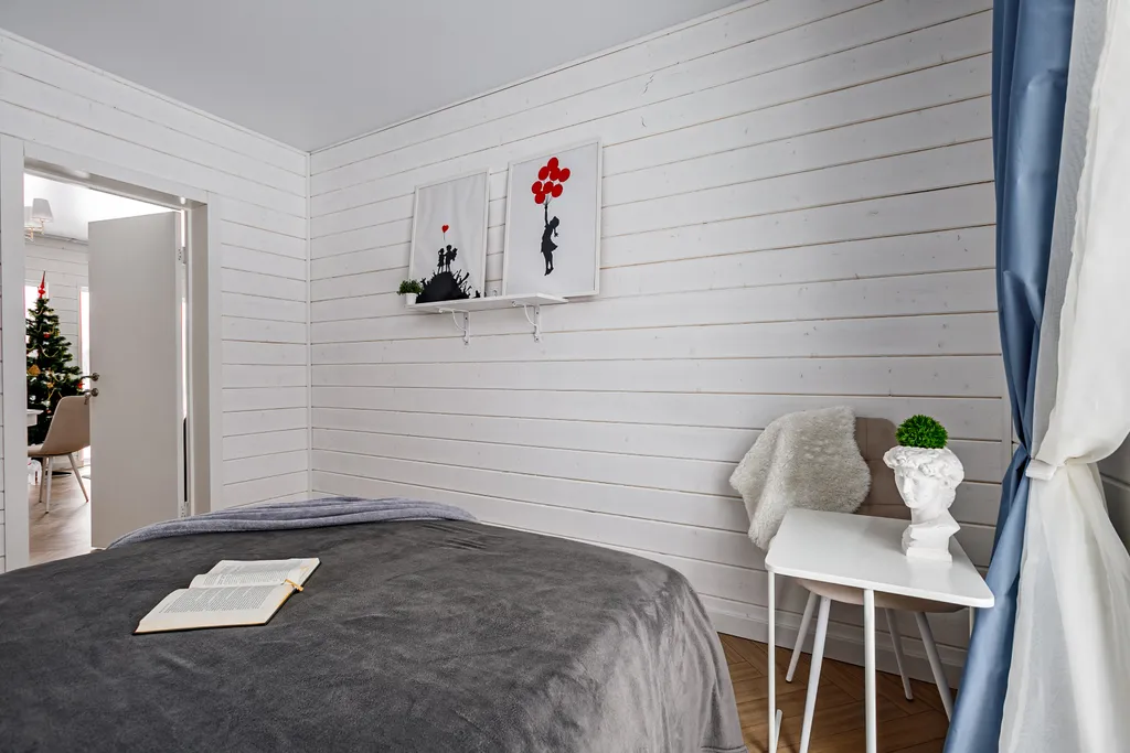 3 больших спальни и с/у с ванной, огромная кухня гостиная white house